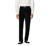 Men’s Cotton Corduroy Trousers - Lightweight Cord Pants - Casual Walking, Travel & Everyday Wear - Waist 30-50, Short/Regular/Long Leg, Black 32W/27L
