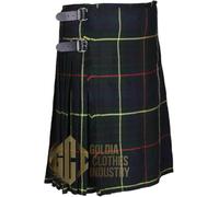 Men’s Custom Made 8 Yard Kilt - Traditional Scottish Tartan Kilts in Various Tartans (Hunting Stewart)