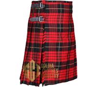 Men’s Custom Made 8 Yard Kilt - Traditional Scottish Tartan Kilts in Various Tartans (MacQueen Modern)
