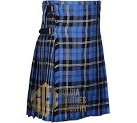 Men’s Custom Made 8 Yard Kilt - Traditional Scottish Tartan Kilts in Various Tartans (Ramsay Blue)