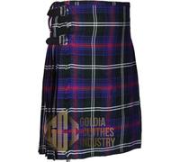 Men’s Custom Made 8 Yard Kilt - Traditional Scottish Tartan Kilts in Various Tartans (Sutherland Tartan)
