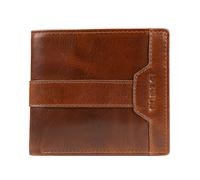 Men’s Distressed Leather Bifold Wallet with RFID Blocking - Cognac / ONE