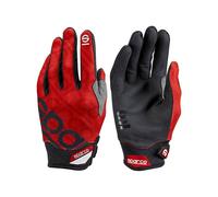 Men`S Driving Gloves Sparco Meca 3 Red (Size: M) NEW