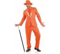 Men`s Dumb and Dumber Costume M - XL Lloyd Tuxedo Orange Suit Fancy Dress