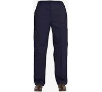 Men’s Elastic Waist Rugby Trousers - Stretch Straight Leg Chino Pants, Comfortable Office Workwear, Formal Business Casual Dress Pants for Men, Classic Fit Walking Bottoms 30-50 42-50 (Navy, 42-29)