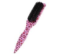 Men ' s Exotic Themed Mustache Brush 20cm Length Ergonomic Grip for Salon or Individual Use Men Grooming Tool