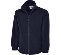 Men’s Full Zip Fleece Jacket - 100% Polyester Micro Fleece, Anti-Pill Finish, Lightweight Warm Jacket with Zipped Pockets, Elastic Cuffs & Adjustable Hem, Work & Casual Wear