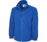 Men’s Full Zip Fleece Jacket - 100% Polyester Micro Fleece, Anti-Pill Finish, Lightweight Warm Jacket with Zipped Pockets, Elastic Cuffs & Adjustable Hem, Work & Casual Wear
