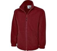 Men’s Full Zip Fleece Jacket - 100% Polyester Micro Fleece, Anti-Pill Finish, Lightweight Warm Jacket with Zipped Pockets, Elastic Cuffs & Adjustable Hem, Work & Casual Wear