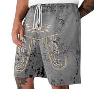 Men’S German Bavarian Lederhosen Men Oktoberfest Costumes With Embroidered Oktoberfest Costume October Festival And Party Mens Bavarian Shorts For Beer Mens Shorts For Festivals And Celebrations