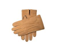 Men’s Heritage Handsewn Three-Point Cashmere-Lined Buckskin Leather Gloves - CAMEL / 9