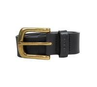 Dents Mens Heritage Smooth Leather Belt - Black - Extra Large