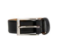 Men’s Heritage Lined Full-Grain Leather Belt with Satin Nickel Buckle - Black / XL