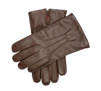 Men’s Heritage Touchscreen Handsewn Three-Point Cashmere-Lined Leather Gloves - CHESTNUT (BLUE) / M
