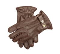 Men’s Heritage Touchscreen Handsewn Three-Point Cashmere-Lined Leather Gloves - CHESTNUT (BLUE) / M