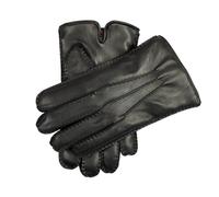 Men’s Heritage Touchscreen Handsewn Three-Point Fur-Lined Leather Gloves