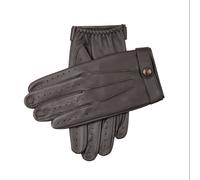 Men’s Heritage Touchscreen Three-Point Leather Driving Gloves - BROWN / XS