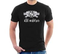 Men-s-Ill-Nino-Art-Black-T-Shirt-Cool-Tee Black L