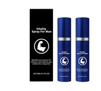 Men’s Intimate Care Spray, 5ml (0.17 fl oz), Discreet Personal Mist for Men, Travel Size Fine Spray, Easy-to-Use Compact Metal Bottle (2 pcs)