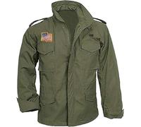 Men’s John Rambo First Blood Sylvester Stallone M65 Field Military US Army Coat Olive Green Cotton Jacket
