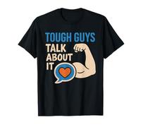 Men’s Mental Health Advocate Emotional Strength Design T-Shirt