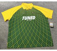 Men’s Nike Tuned Air Collared T Shirt Yellow/Green - HV6518 010 - XXL