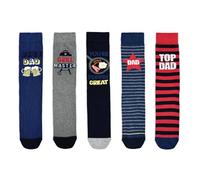 Men’s Novelty Socks Gifting Box Size 6-11 5 Pairs Funny Dad Socks for a Fun Birthday Gift or General Present for Him