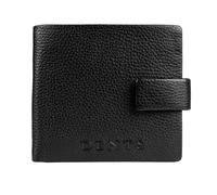 Men’s Pebble Grain Leather Bifold Wallet with RFID Blocking and Coin Purse - Black