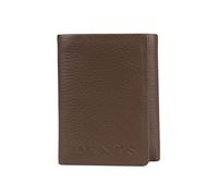 Men’s Pebble Grain Leather Trifold Wallet with RFID Blocking - Chocolate / ONE