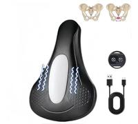 Men’s Pelvic Floor Trainer with 4 Vibration Modes, Quiet Discreet Core Strengthener Seat Pad, USB-C Rechargeable Drug-Free Pelvic Muscle Training Device for Home Use (Black)