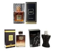 Men’s Perfume 100ml Each by Modaleo | Long Lasting Fragrance Set | Family Pack Travel Size Perfume Set for Men | Fresh, Woody & Musky Scents 3 Pack