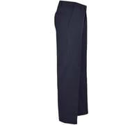 Men’s Plain Office Trousers - Formal Straight Leg Smart Business Pants for Gentlemen, Full Length Executive Work Bottoms with Side Pockets, Casual or Office Wear, Plus Size W30/L27-W50/L31 Navy