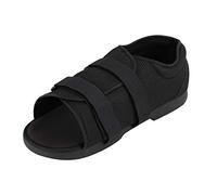 Men s Post Operation Surgery Shoes Diabetic Open Toe Shoe Swollen Slippers Adjustable Orthoshoes Sandal Shoe Surgery Slipper Anti-Slip, MM UK 10-11.5, Black