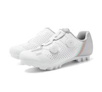 Men’s Professional Mountain Bike Shoes - Aggressive Grip & Rugged Lightweight Build for Off-Road Endurance, All-Terrain Stability & All-Day Ride Comfort Light Gray4.5