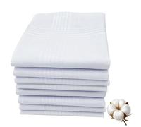 Men s Pure Cotton Handkerchiefs 6 Packs Soft Water Absorbing Breathable Wedding Funeral Business Social Travel Gifts 100 Reusable Comfortable Low Irritation Sustainable Practical