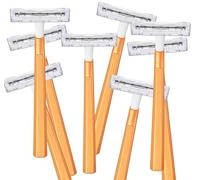 Men’s Razors (40 Pack) Double Blade Disposable Razors for Men & Women | Manual Face Shaver for Sensitive Skin, Chrome Coated Sharp Blades for Smooth Shaving & Hair Removal