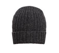 Men’s Rib Knit Thinsulate-Lined Beanie Hat - CHARCOAL / M