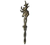Men’s Scottish Kilt Pin Thistle Antique Kilts for Men 4” Inches - Scotland Highland cloak Pins & Brooches Silver Gift, Irish Sword Needle10cm (stag head deer)