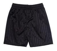 Men’s Shadow Stripe Sports Shorts - Lightweight Quick-Dry Training & Activewear Bottoms - Breathable Gym Shorts with Secure Fit - Pack of 1 (Black, 11-12 Years)