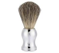 Men ' s Shaving Brush | Portable Foam Brush for Beard & Facial Hair | Salon - Grade Grooming Tool | Soft Fibers, Ergonomic Handle | Travel/Home Use
