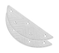 Men S Shoes Metal Anti-Wear Sheet Heel Protectors for Boots and Sneakers Easy Installation with Screws Reduces Wear and Tear, Silver Shoe Insoles