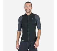 Men’s Short Sleeve Anti Uv Top Yulex100 1.5 mm - Black