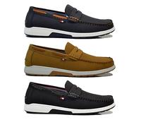 Men’s Slip On Loafers Moccasin | Lightweight & Comfortable Memory Foam - Ideal for Casual Walking, Boat Deck, Driving Shoes (Black, UK Footwear Size System, Adult, Men, Numeric, Medium, 7)