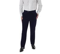 Men’s Soft Velvet Trousers Classic Dinner Part Tailored Fit Dress Pants[44] Navy