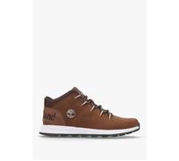 Men’s Sprint Trekker Lace Up Rust Nubuck Mid Top Trainers - Tan Leather / 6.5