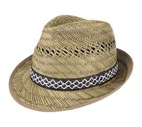 Men´s straw hat, summer hat colour nature, different sizes, sun hat, panama hat (61 cm)