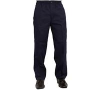 Men’s Stylish Carabou Rugby Trousers with Elastic Waistband - Size 42 - 70 - Black - Medium