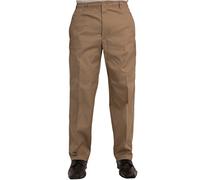 Men’s Stylish Carabou Rugby Trousers with Elastic Waistband - Size 42 - 70 - Brown - W44