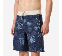 Men’s Surfing Boardshorts Long Swim Shorts 19” - 500 Arch Lico Blue
