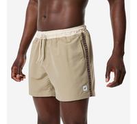 Men’s Surfing Boardshorts Short Swim Shorts 15” - 100 Geo Retro Beige